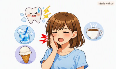 冷たいものがしみる…それ、知覚過敏かも？